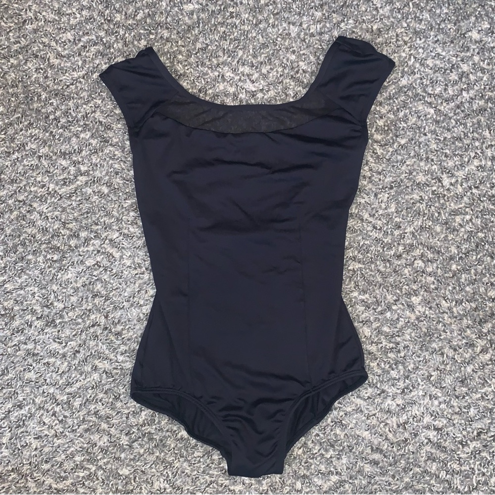 🩰 Beautiful Ballet Leotard Low Back Dance Leo Mesh Detail 🩰